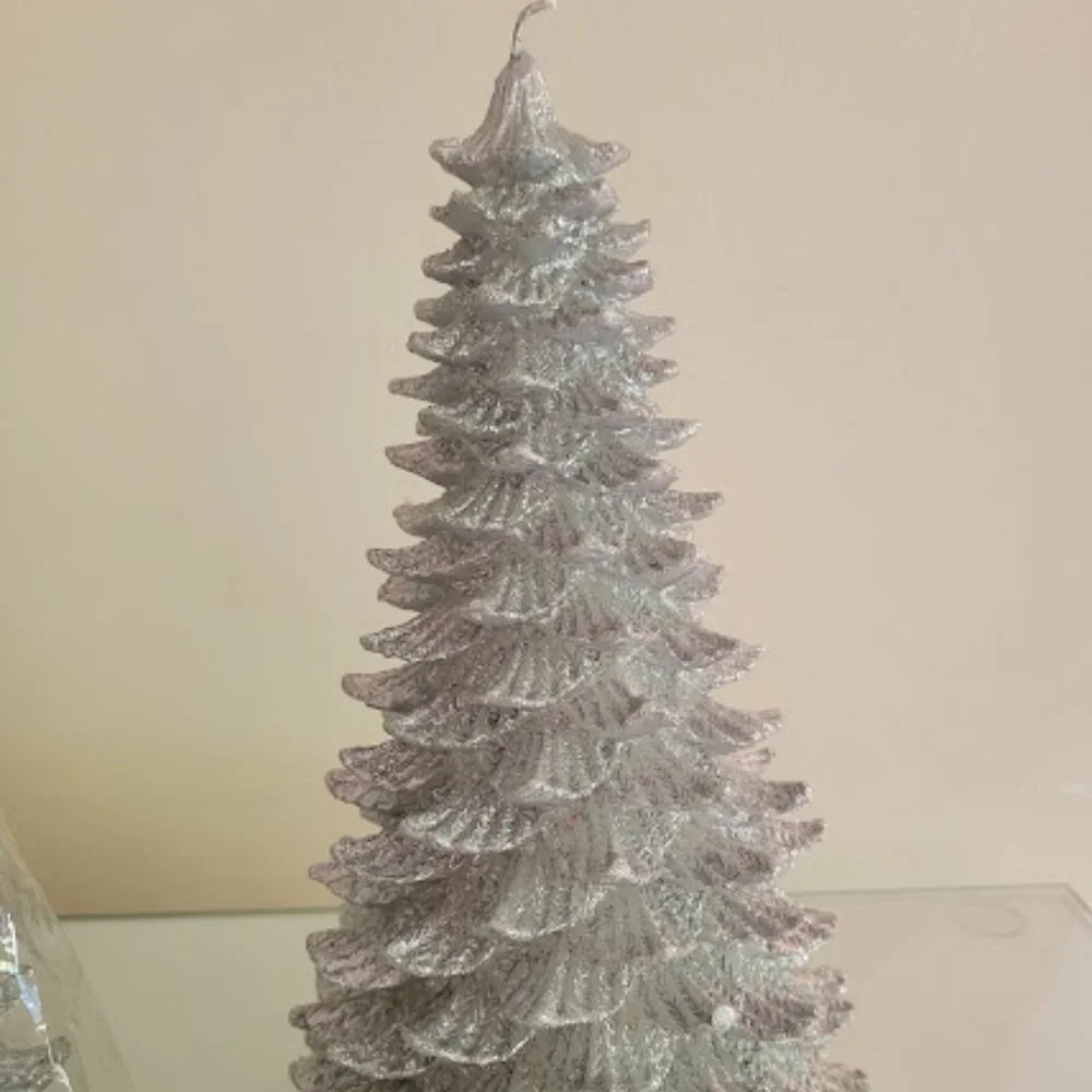 Silver Tree Candles